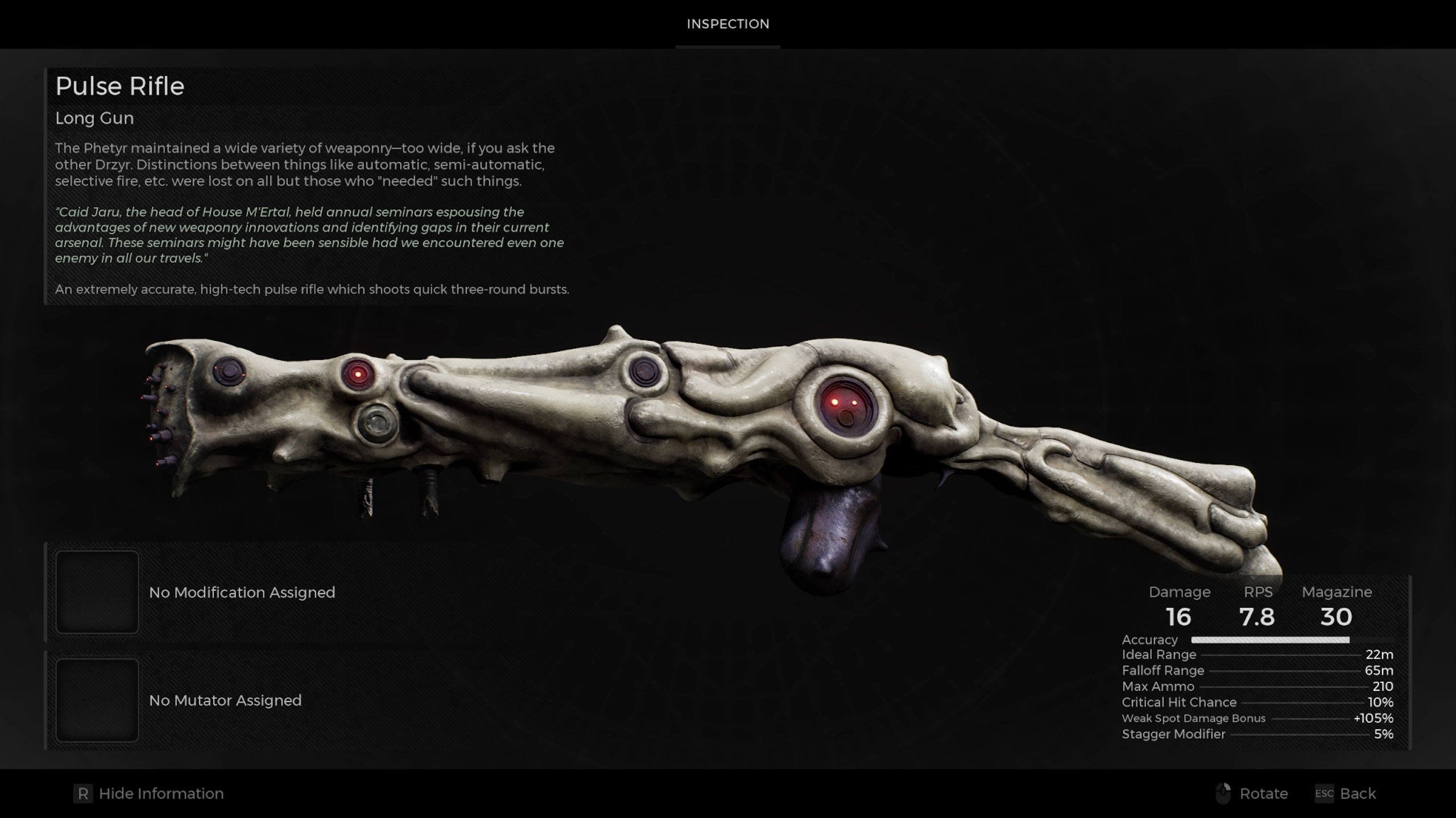 Engineer Archetype Pulse Rifle Long gun